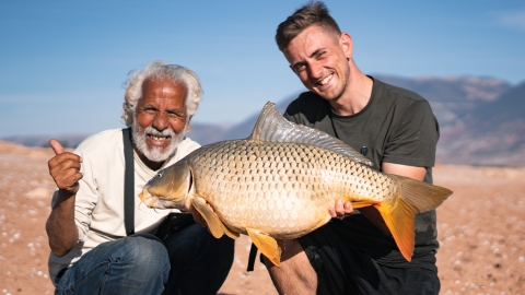 Karpfenangeln in Afrika – Wüstenfuchs im roten Sand mit Sidney Kalbitz – Teil 2