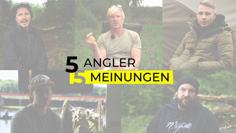 5 Angler 5 Meinungen – Folge 28 – Karpfen hältern?